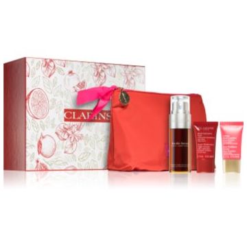 Clarins Double Serum & Super Restorative Collection set cadou pentru ten matur