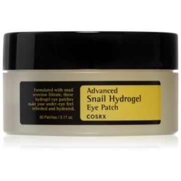 Cosrx Advanced Snail Hydrogel Eye Patch masca hidrogel pentru ochi pentru luminozitate si hidratare