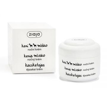 Crema de noapte cu lapte de capra, Ziaja, 50 ml