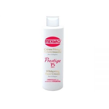 Crema pentru albirea tenului, Mekako Prestige 15Plus, 120 ml Crema pentru albirea tenului, Mekako Prestige 15Plus, 120 ml