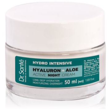 Dr. Santé Hydro Intensive Hyaluron + Aloe crema de noapte cu aloe vera
