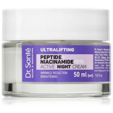 Dr. Santé Ultralifting Peptide + Niacinamide crema de noapte cu efect intensiv de lifting