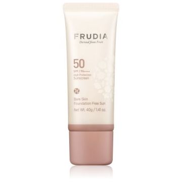 Frudia Sun Bare Skin Foundation fluid protector cu minerale pentru fata pentru uniformizarea nuantei tenului Frudia Sun Bare Skin Foundation fluid protector cu minerale pentru fata pentru uniformizarea nuantei tenului