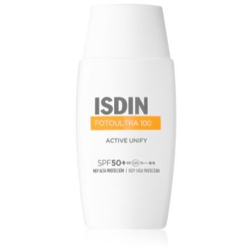 ISDIN FotoUltra 100 Active Unify Depigmenting SPF50+ crema pentru depigmentare SPF 50+