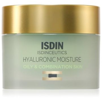 ISDIN Isdinceutics Hyaluronic Moisture Oily and Combination Skin crema de zi hidratanta pentru ten gras și mixt