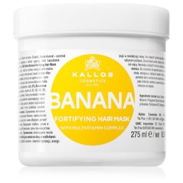 Kallos KJMN Professional Banana mască fortifiantă cu complex de multivitamine