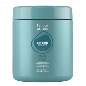 Masca de Par pentru Netezire si Disciplina - Fanola Wonder Smooth Extra Care Hair Mask, 1000 ml