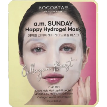Masca hydrogel pentru fata A.M Sunday Mask, 25g, Kocostar Masca hydrogel pentru fata A.M Sunday Mask, 25g, Kocostar