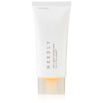 NEEDLY Vita C Glow Toning Cream cremă hidratantă nuanțatoare pentru uniformizarea nuantei tenului