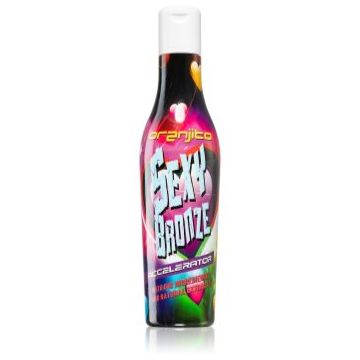Oranjito Sexy Bronze Accelerator loțiune pentru bronzat la solar, cu componente bio și accelerator de bronzare unisex