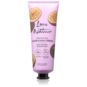 Oriflame Love Nature Organic Passion Fruit crema protectoare pentru maini
