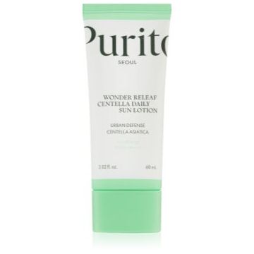 Purito Wonder Releaf Centella Daily Sun Lotion crema fata iluminatoare de protectie SPF 50+ Purito Wonder Releaf Centella Daily Sun Lotion crema fata iluminatoare de protectie SPF 50+