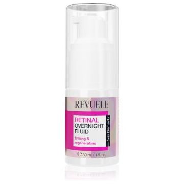 Revuele Retinal Overnight Fluid fluid pentru intinerirea pielii pentru strălucirea și netezirea pielii