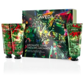 Aveda Holiday Aromatic Gems Hand Relief™ Moisturizing Trio set cadou de Crăciun de maini