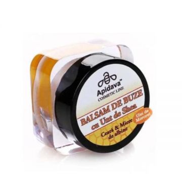 Balsam de Buze cu Unt de Shea Apidava, 10ml