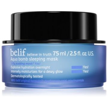 belif Aqua Bomb Sleeping Mask masca pentru hidratare intensa pentru noapte