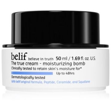 belif The True Cream Moisturizing Bomb crema puternic hidratanta s ceramidy a peptidy