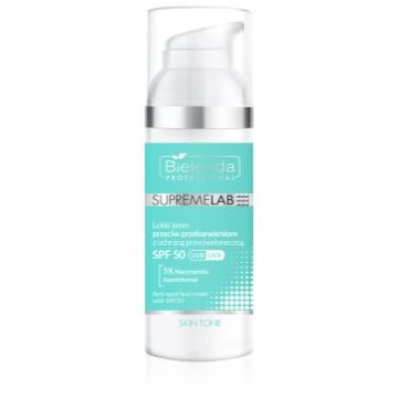 Bielenda Professional Supremelab Skin Tone crema de zi impotriva petelor pigmentare SPF 50