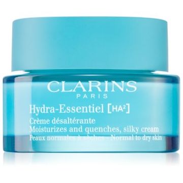 Clarins Hydra-Essentiel [HA²] Silky Cream Crema de zi pentru fermitate si hidratare cu acid hialuronic