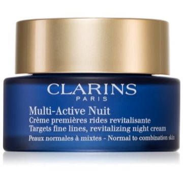 Clarins Multi-Active Night Crema de noapte revitalizanta pentru riduri fine. pentru piele normală și mixtă