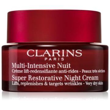 Clarins Super Restorative Night Cream crema de noapte uscata si foarte uscata