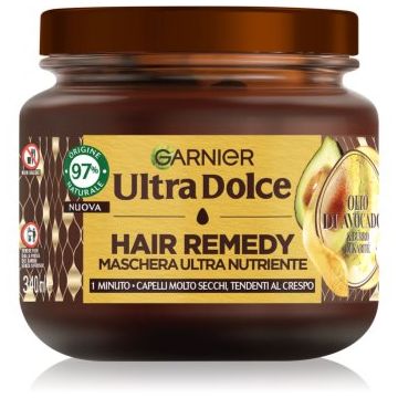 Garnier Ultra Doux Avocado Oil and Shea Butter masca hranitoare pentru par uscat