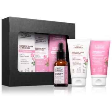 Green Pharmacy Damask Rose & Ceramides Set set cadou pentru o piele perfecta