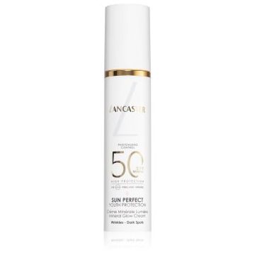Lancaster Sun Perfect Mineral Glow Cream SPF50 creama minerala pentru luminozitate si hidratare