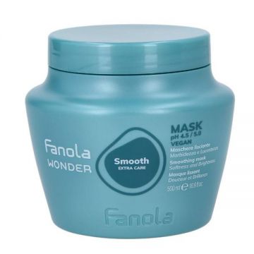 Masca de Par pentru Netezire si Disciplina - Fanola Wonder Smooth Extra Care Hair Mask, 500 ml