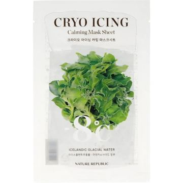 Masca pentru fata tip servetel Cryo Icing, 27ml, Nature Republic