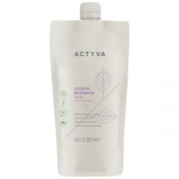 Masca pentru Par Vopsit - Kemon Actyva Colore Brillante Mask Pouch Bag, varianta 2025, 1000 ml