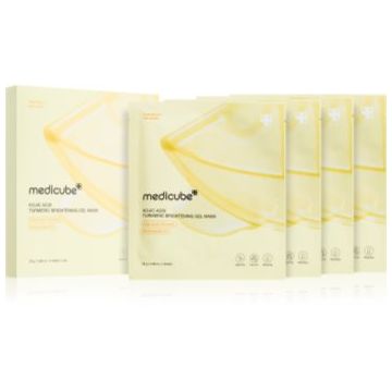 Medicube Kojic Acid Turmeric Brightening Gel Mask masca de hidratare si luminozitate cu textura de gel