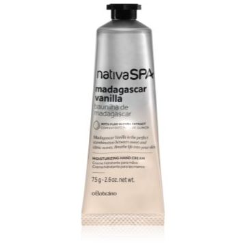 oBoticário Nativa SPA Madagascar Vanilla crema de maini