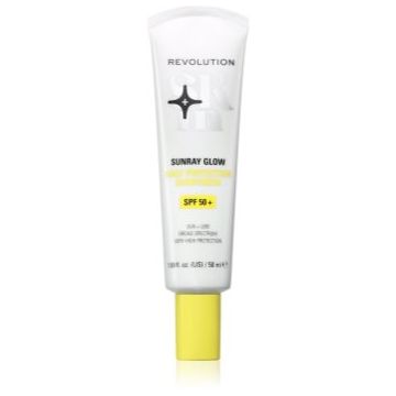 Revolution Skincare Sunray Glow Daily Protection crema de soare pentru fata pentru o piele mai luminoasa