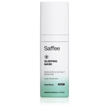 Saffee ClearDerm Sleeping Mask Masca de noapte pentru pielea problematica