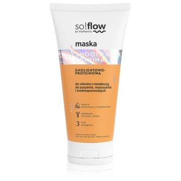 so!flow Frizzy and Dry Hair Protein-Emollient Mask masca de netezire anti-electrizare
