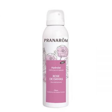 Spray Apa Florala de Trandafir Bio - Pranarom Hydrolat Damask Rose Bio, 150 ml
