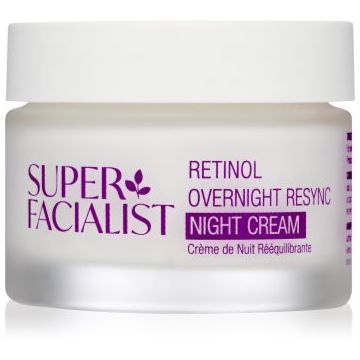 Super Facialist Retinol Overnight Resync crema de noapte care catifeleaza antirid