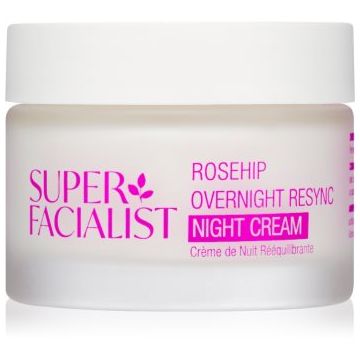 Super Facialist Rosehip Overnight Resync Crema de noapte pentru fermitate si netezire nutritie si hidratare