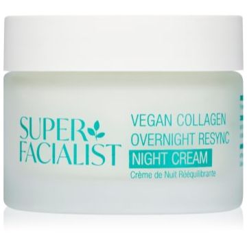 Super Facialist Vegan Collagen crema de noapte care catifeleaza cu colagen