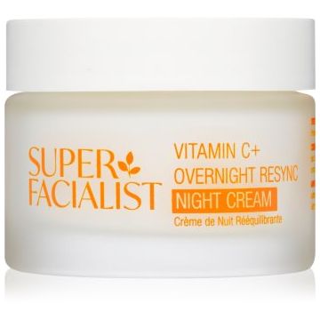 Super Facialist Vitamin C+ Overnight Resync crema radianta de noapte cu vitamina C