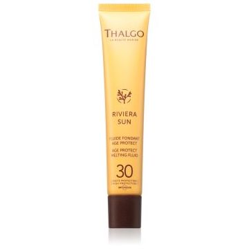 Thalgo Riviera Sun Age Protect Melting Fluid SPF30 fluid anti-rid pentru un bronz de lunga durata