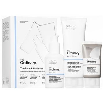 The Ordinary The Face & Body Set set cadou corp si fata