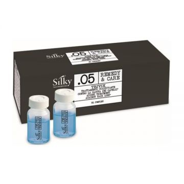 Tratament Anticadere - Silky Remedy & Care Trivix Aiding Treatment Against Hairloss, 10 fiole x 10 ml