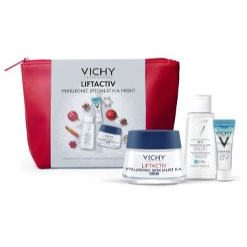 Vichy Liftactiv H.A. Night Set set cadou de Crăciun pentru fermitatea pielii