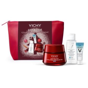 Vichy Liftactiv Collagen Specialist 16 Night Set set cadou de Crăciun pentru un efect anti-rid complet