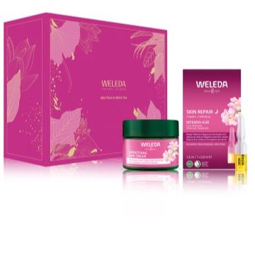 Weleda Wild Rose & White Tea set cadou pentru strălucirea și netezirea pielii