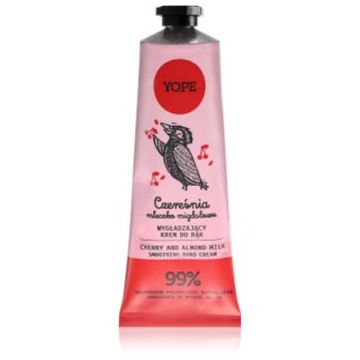 Yope Cherry & Almond Milk cremă naturală de mâini