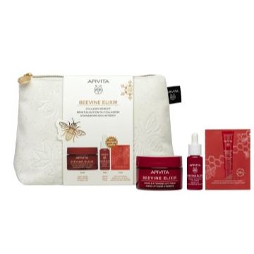 Apivita Beevine Elixir Gift Pouch (with Light Cream) set cadou pentru fermitatea pielii