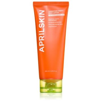 APRILSKIN Carrotene IPMP Body Lotion crema de corp cu efect de calmare pentru luminozitate si hidratare